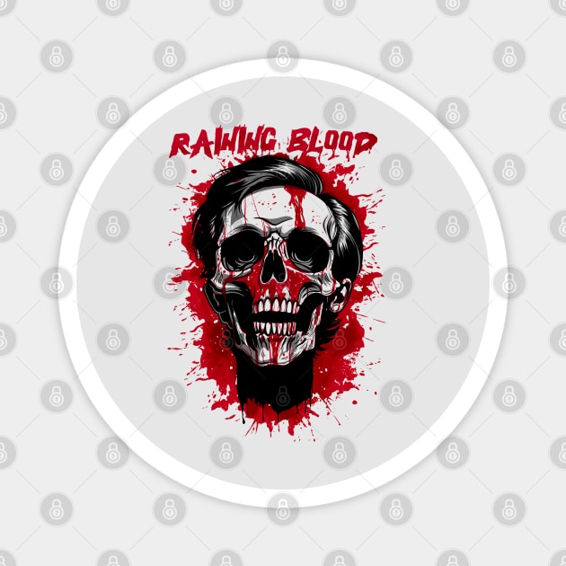 RAINING BLOOD Magnet by artslaves